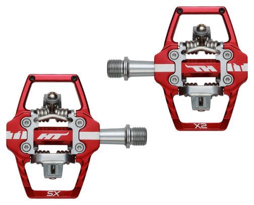 HT Clipless Pedals T1 SX Red