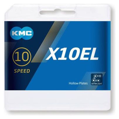 KMC X10EL Chain 114 Links Gold