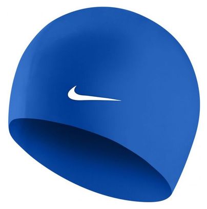 Bonnet de Bain Nike Swim Solid Silicone Training Bleu