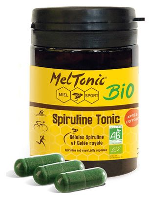 2 Compléments Alimentaires Meltonic Spiruline Tonic BIO 60 gélules