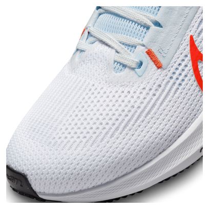 Damen Laufschuhe Nike Air Zoom Pegasus 40 Weiß Blau Orange