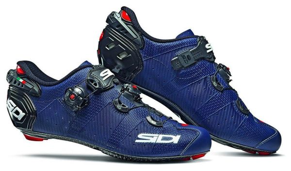 Par de zapatos Sidi Wire 2 Carbon azul mate