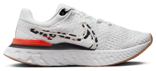 nike react infinity run flyknit white