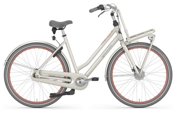 Bicicleta Urbana Gazelle Miss Grace L T7 Shimano Nexus 7S 700mm Marfil 2020