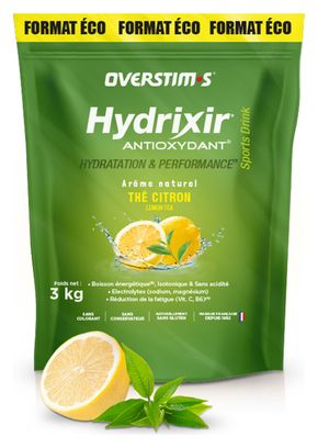 Overstims Hydrixir Antioxydant Energy Drink Té de limón 3 kg