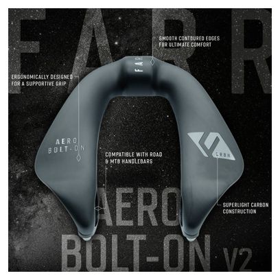Farr Carbon Aero Bolt-On V2 Aero Add-On Oil Slick Paint