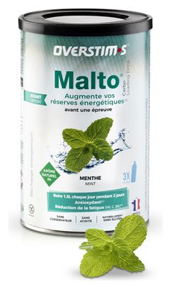 Boisson Énergétique Overstims Malto Antioxydant Menthe 500g