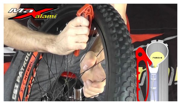 MaXalami NoodLever Tubeless Tyre Lever Red