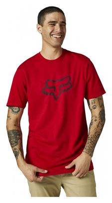Fox Legacy Fox Head Short Sleeve T-Shirt Red