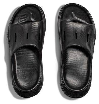 Unisex Recovery Shoes Hoka ORA Recovery Slide 3 Black