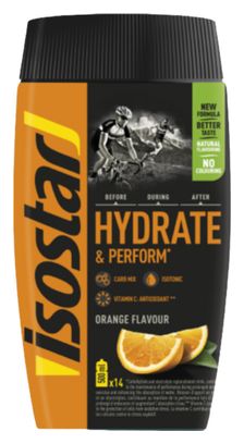 Isostar Hydrate &amp; Perform Orange Energy Drink 560g + 500mL bottle