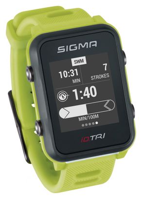 Montre GPS Sigma iD.TRI Vert Fluo