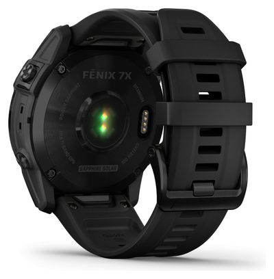 Garmin Fenix 7X Sapphire Solar Sport Watch Black