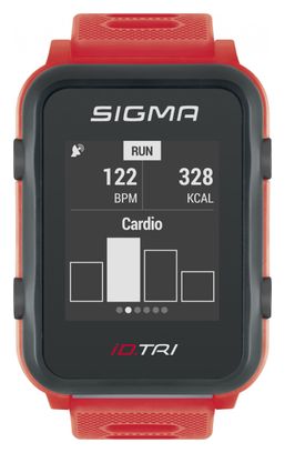 Montre GPS Sigma iD.TRI Rouge
