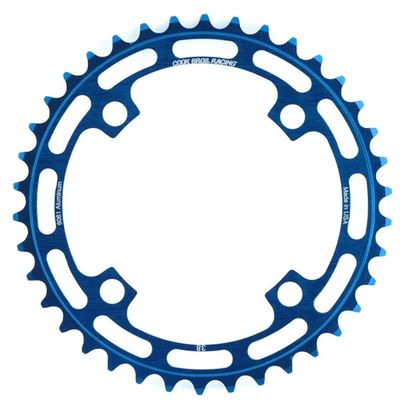 Cook Bros Racing Chainring 104 mm Blue