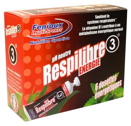FENIOUX Multi-Sports Pack Respilibre Energie 3 (6 gels)