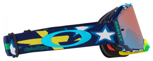 Masque Oakley Airbrake MX x Troy Lee Designs Blue Banner Prizm Mx Sapphire Iridium / Ref : OO7046-D1