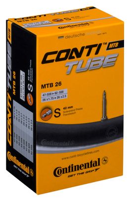 Continental MTB binnenband 26x1.75" - 26x2.50" Presta