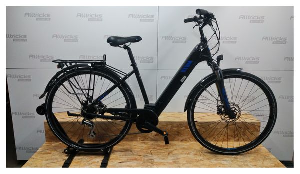 Producto reacondicionado - Bicicleta urbana eléctrica BH Atom City Wave Shimano Acera 8V 500 Wh 700 mm Negro 2021