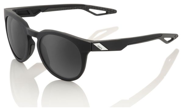 100% Campo Sonnenbrille mit schwarzem Rahmen und polarisiertem schwarzem Glas