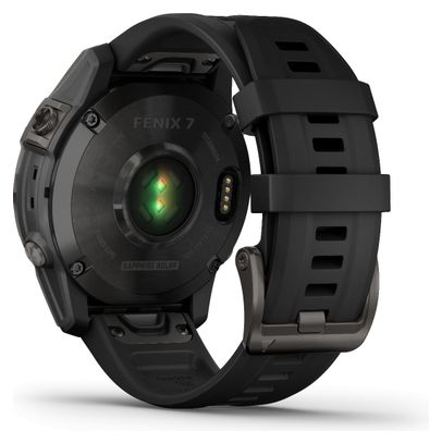 Garmin Fenix 7 Sapphire Solar Titanium Carbon Gray Sport Watch