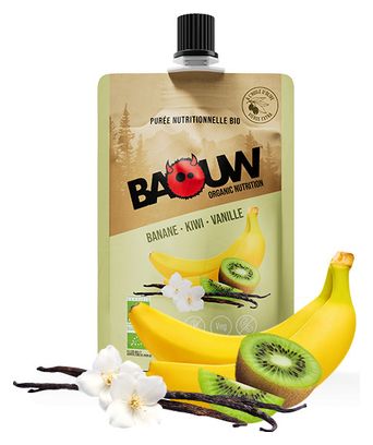 Purée énergétique Bio Baouw Banane-Kiwi-Vanille 90g