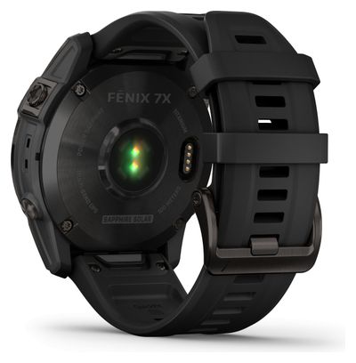 Reloj deportivo Garmin Fenix 7X Sapphire Solar Carbon Grey