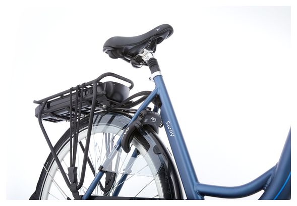 Vélo de ville électrique Popal Sway - Moteur roue avant - 54 cm - Bleu - 470Wh