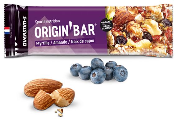 Übertreibungen Origin &#39;Bar Energy Bar Cranberries Blaubeeren