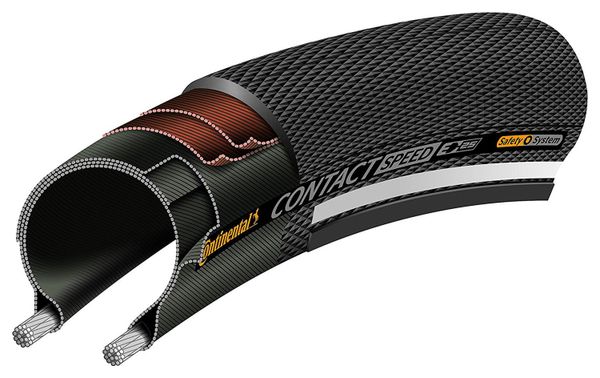 Continental Contact Speed 700 mm Neumático Tubetype Cable SafetySystem E-Bike e25