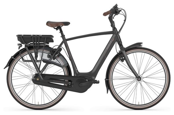 Bicicleta eléctrica urbana Gazelle Orange C8 HMB H8 Shimano Nexus 8S 300Wh Negro 2020