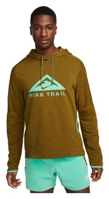 Nike Dri-Fit Trail Magic Hour Hoodie Khaki Green