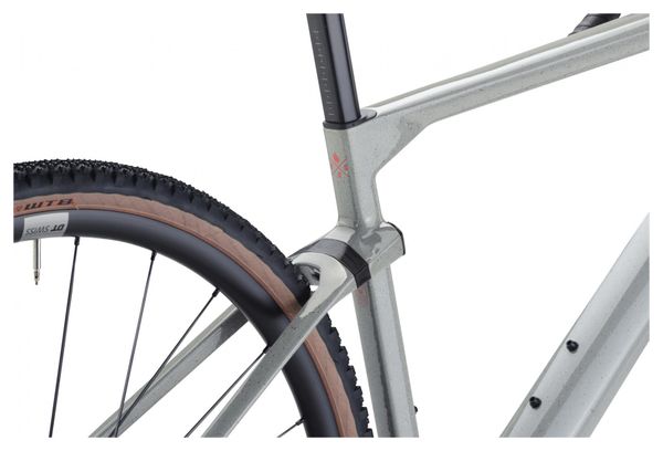 Bicicleta de gravel BMC URS One (Var 1) Sram Apex 1 11 V, 700 mm, gris/roja, 2022