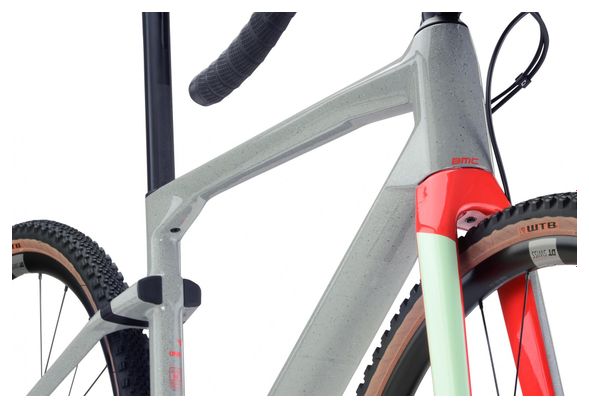 Bicicleta de gravel BMC URS One (Var 1) Sram Apex 1 11 V, 700 mm, gris/roja, 2022