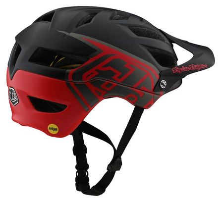Troy Lee Designs A1 Classic Mips Helm Schwarz / Rot