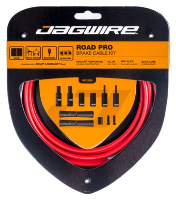 Jagwire Road Pro Brake Kit Rojo