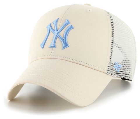 Casquette '47 MLB New York Yankees Branson MVP Natural Beige / Bleu ciel