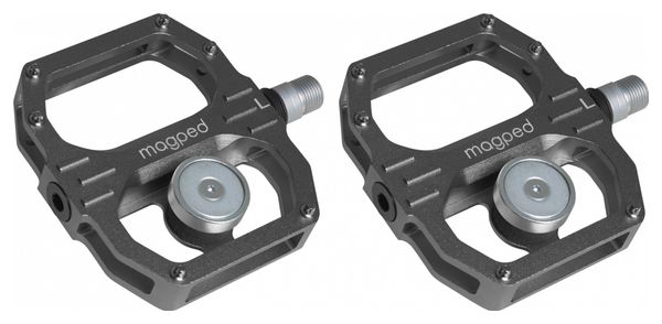 Pair of Magped Sport 2 Magnetic Pedals (200 N Magnet) Grey