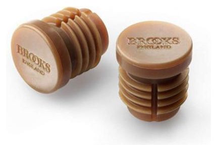 Brooks Rubber Bar End Plugs Natural
