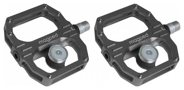 Coppia di pedali magnetici Magped Sport 2 (Magnete 150N) Grigio