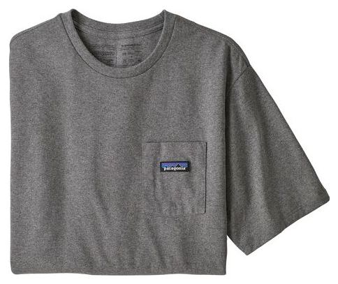 Patagonia P-6 Label Pocket Responsibili Grey Men's T-Shirt