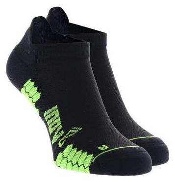Inov-8 Trailfly Low Black / Green Unisex 2-Pack Socks