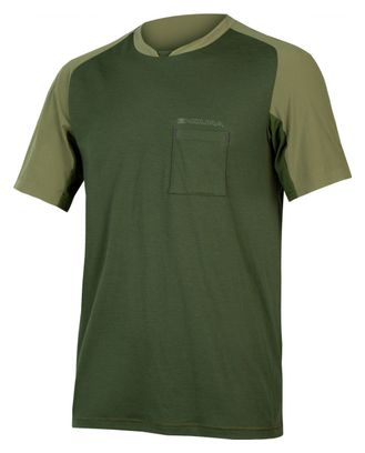 Endura GV500 Foyle Olive Green T-shirt