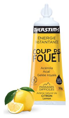OVERSTIMS Energy Gel LIQUID COUP DE FOUET Limone