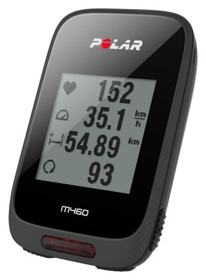 POLAR Compteur GPS M460 Noir avec Ceinture Cardiaque H10