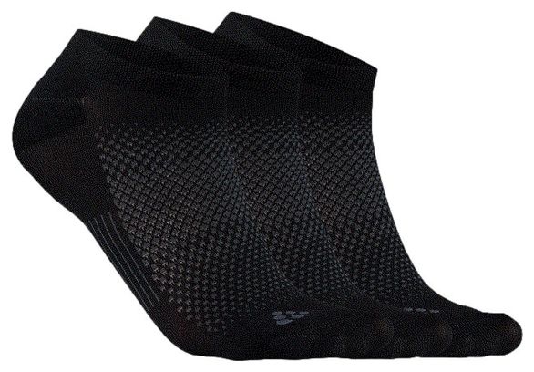 x3 Craft Core Dry Footies Socks Black Unisex
