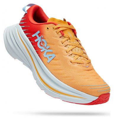 Hoka Bondi X Running Shoes Orange Red
