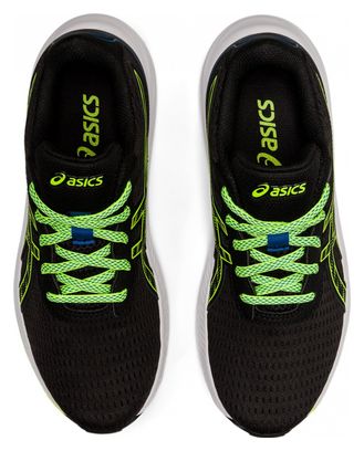 Asics Gel Excite 9 GS Running Shoes Black Green Kids