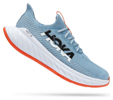 Hoka Carbon X 3 Blue Orange Running Shoes
