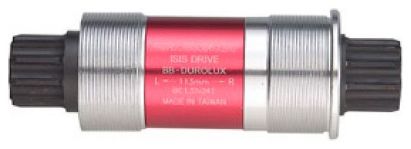 Soporte inferior SR Suntour BB-Durolux ISIS-Drive Rojo / Plateado / Negro